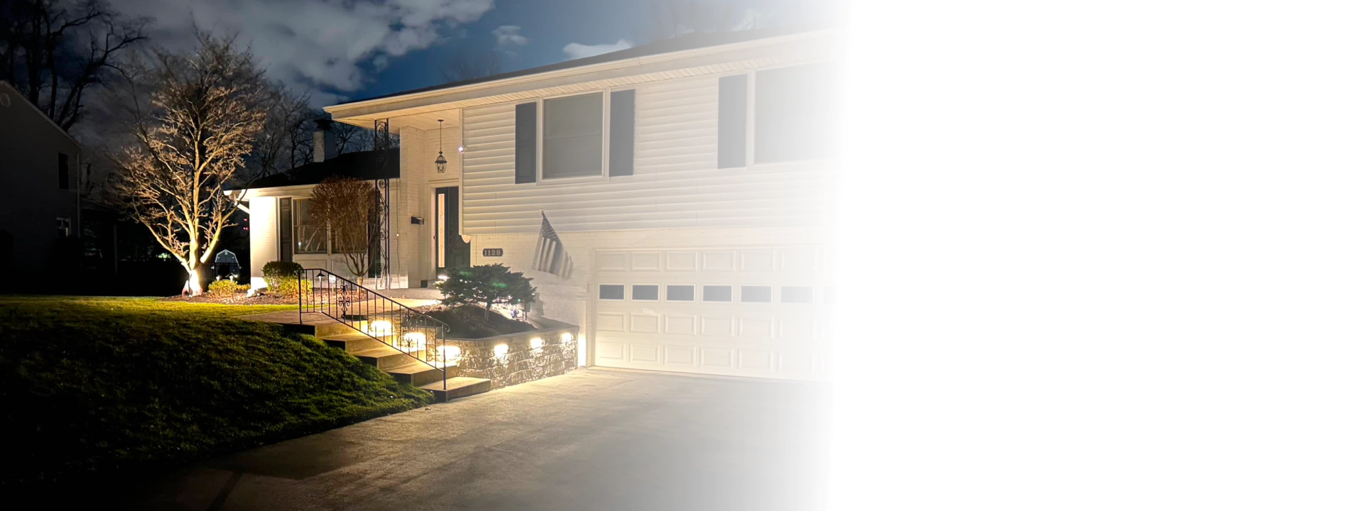 outdoor light installation